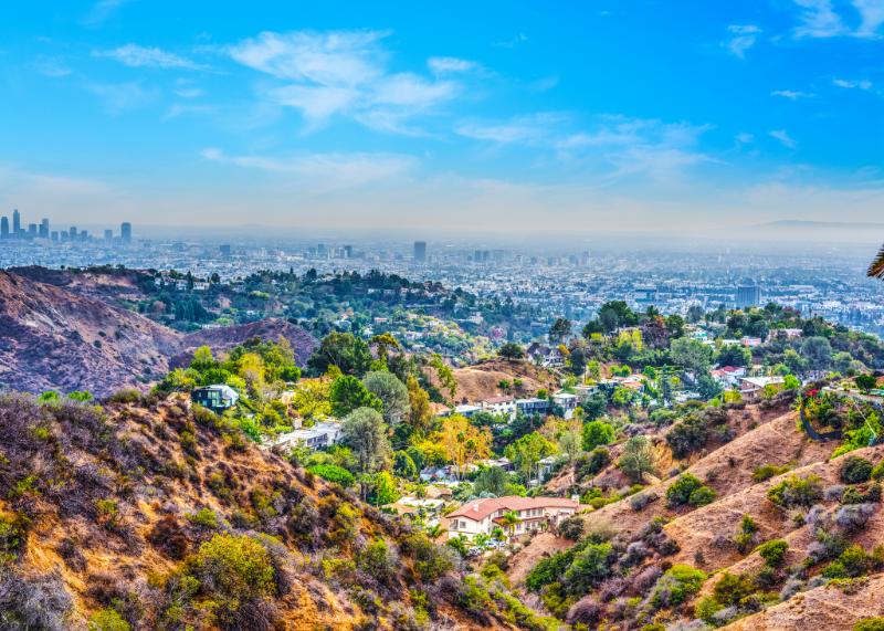 Hollywood Hills East view