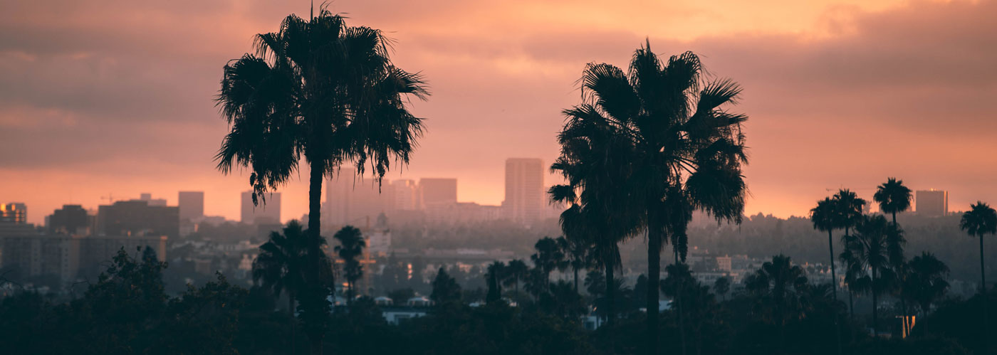 aerial view of Los Angeles
